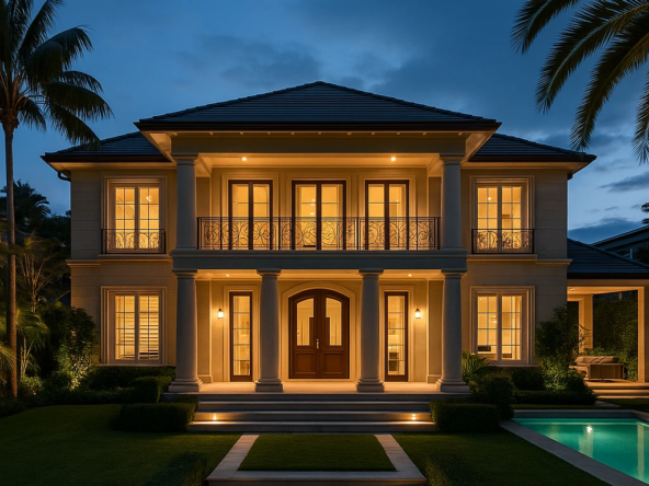 High-end Sydney home overlooking the harbour, reflecting renewed buyer confidence and competitive auction trends explained by Rodney McLoughlin.