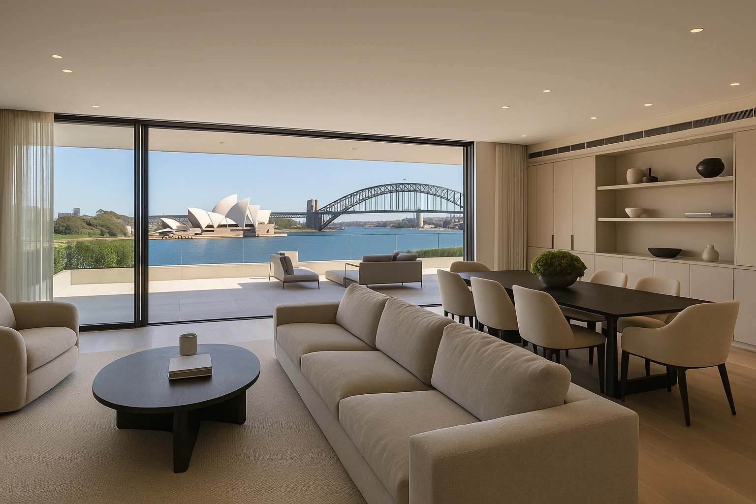 Luxury Australian home overlooking Sydney Harbour, symbolising 2025 property market rebound and buyer confidence trends covered by Rodney McLoughlin.