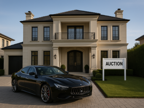 High-quality, sophisticated image depicting Australia’s spring property market boom, reflecting heightened buyer demand and auction activity.