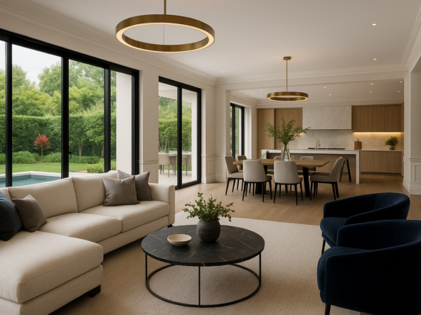 luxury modern Sydney home with expansive harbour and Opera House views, reflecting the city’s premium real estate demand
