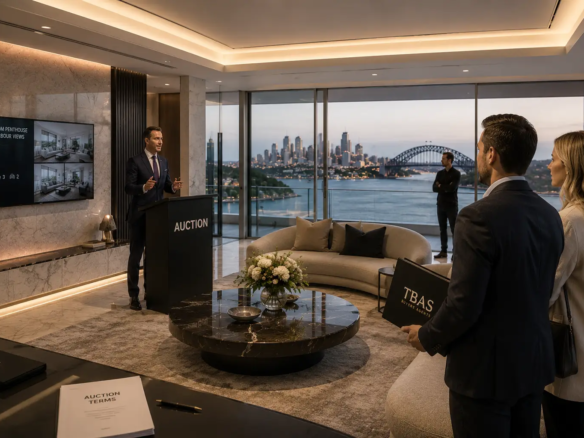 Sydney property market slowdown showing multiple Akora Real Estate listings, reduced buyer activity, growing housing supply and a TBAS Buyers Agent assisting clients. Australian real estate market insights by Rodney McLoughlin.